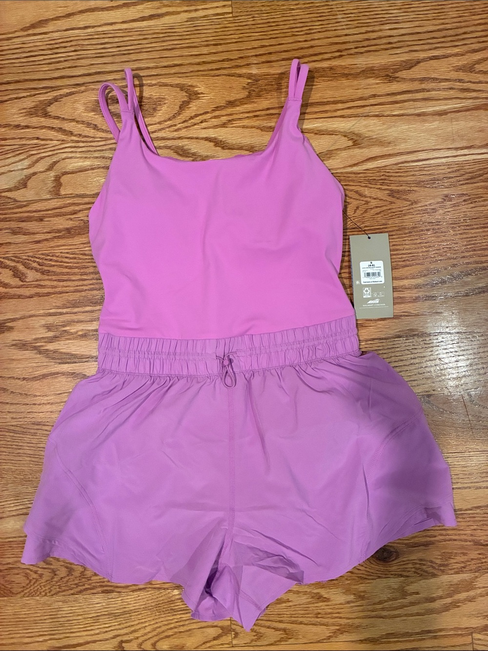 NWT avita Pink Two-Piece Athletic Romper Set size 4-6